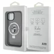 Karl Lagerfeld iPhone 15 Ring Stand Karl&Choupettte MagSafe (KLHMP15SHMRSKCK) MagSafe hátlap, tok, fekete