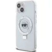 Karl Lagerfeld KLHMP15SHMRSKHH Ring Stand Karl Head MagSafe iPhone 15 6.1", hátlap, tok, fehér
