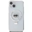 Karl Lagerfeld KLHMP15SHMRSKHH Ring Stand Karl Head MagSafe iPhone 15 6.1", hátlap, tok, fehér