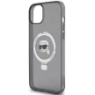 Karl Lagerfeld KLHMP15SHMRSKHK Ring Stand Karl Head MagSafe iPhone 15 6.1", hátlap, tok, fekete