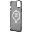 Karl Lagerfeld KLHMP15SHMRSKHK Ring Stand Karl Head MagSafe iPhone 15 6.1", hátlap, tok, fekete