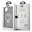 Karl Lagerfeld KLHMP15SHMRSKHK Ring Stand Karl Head MagSafe iPhone 15 6.1", hátlap, tok, fekete