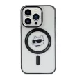 Karl Lagerfeld IML Choupette's Head MagSafe iPhone 15 Pro Max 6,7" KLHMP15XHCHNOTK hátlap, tok, átlátszó