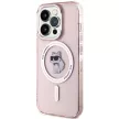 Karl Lagerfeld KLHMP15XHFCCNOP IML Choupette MagSafe iPhone 15 Pro Max 6.7", hátlap, tok, rózsaszín