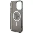 Karl Lagerfeld KLHMP15XHGKKCNOK Karl&Choupette Glitter MagSafe iPhone 15 Pro Max 6.7", hátlap, tok, fekete