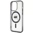 Karl Lagerfeld iPhone 15 Pro Max IML Karl's Head MagSafe (KLHMP15XHKHNOTK) MagSafe hátlap, tok, átlátszó