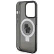 Karl Lagerfeld KLHMP15XHMRSKCK Ring Stand Karl & Choupette MagSafe iPhone 15 Pro Max 6.7", hátlap, tok, fekete
