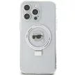 Karl Lagerfeld KLHMP15XHMRSKHHH Ring Stand Karl Head MagSafe iPhone 15 Pro Max 6.7", hátlap, tok, fehér