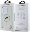 KARL LAGERFELD KLHMP16LHLSKCH Magsafe IML iPhone 16 Pro tok, átlátszó