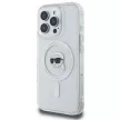 Karl Lagerfeld iPhone 16 Pro Magsafe IML Metal Karl Head (KLHMP16LHLSKIH) MagSafe hátlap, tok, fehér