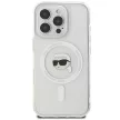 Karl Lagerfeld iPhone 16 Pro Magsafe IML Metal Karl Head (KLHMP16LHLSKIH) MagSafe hátlap, tok, fehér