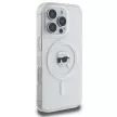 Karl Lagerfeld iPhone 16 Pro Magsafe IML Metal Karl Head (KLHMP16LHLSKIH) MagSafe hátlap, tok, fehér