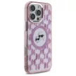 Karl Lagerfeld iPhone 16 Pro Magsafe IML Monogram Karl&Choupette Head (KLHMP16LHMCKMHP) MagSafe hátlap, tok, rózsaszín