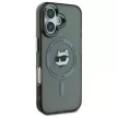 Karl Lagerfeld iPhone 16 Magsafe IML Metal Choupette Head (KLHMP16SHLSCHK) MagSafe hátlap, tok, fekete