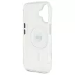 Karl Lagerfeld iPhone 16 Magsafe IML Metal Karl Head (KLHMP16SHLSKIH) MagSafe hátlap, tok, fehér