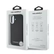 Karl Lagerfeld iPhone 16 Magsafe FW Metal Plate (KLHMP16SPGMSRPK) MagSafe hátlap, tok, fekete