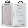 Karl Lagerfeld iPhone 16 Magsafe FW Metal Plate (KLHMP16SPGMSRPK) MagSafe hátlap, tok, rózsaszín