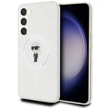   Karl Lagerfeld KLHMS24MHFCKNOT IML Ikonik MagSafe Samsung Galaxy S24 Plus hátlap, tok, átlátszó