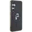 Karl Lagerfeld KLHMS24SHGKCNOK IML Karl&Choupette MagSafe Samsung Galaxy S24 hátlap, tok, fekete