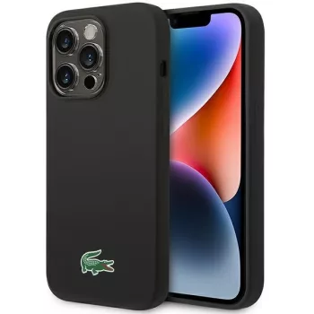   Lacoste LCHMP14XSLOK iPhone 14 Pro Max 6.7", hátlap, tok Silicone MagSafe, fekete