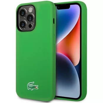   Lacoste LCHMP14XSLON iPhone 14 Pro Max 6.7" hátlap, tok Silicone MagSafe, zöld
