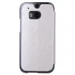 Baseus Brocade HTC M8 oldalra nyíló tok, fehér