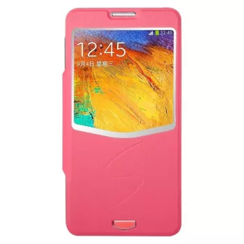   Baseus Ultra-Thin Folder Cover Samsung Galaxy Note 3 tok, rózsaszín