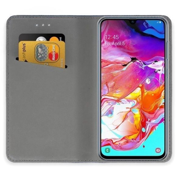 Smart Magnetic LG K30 (2019) oldalra nyíló tok, fekete