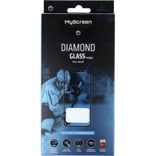 MyScreen Diamond Glass Edge FG Samsung A54 A546, Full Glue, fekete