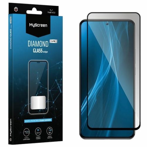 MyScreen Diamond Glass Edge FG Xiaomi Redmi Note 12s, Full Glue, fekete