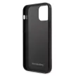 Mercedes MEHCP12LPSQBK iPhone 12 Pro Max 6,7" hátlap, tok Leather Stars Pattern, fekete