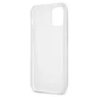 Mercedes MEHCP12SARGBK iPhone 12 mini 5,4" hátlap, tok Transparent Line, fekete