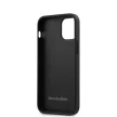Mercedes-Benz iPhone 12 Mini Leather Urban eredeti bőr (MEHCP12SARMBK) hátlap, tok, fekete
