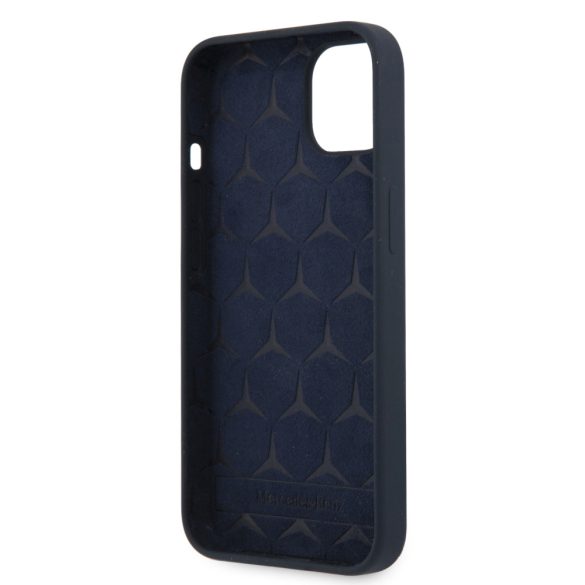 Mercedes-Benz iPhone 13 Silicone Microfiber (MEHCP13MSILNA) hátlap, tok, sötétkét