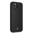 Mercedes-Benz iPhone 13 Mini Liquid Silicone (MEHCP13SSIPBK) hátlap, tok, fekete