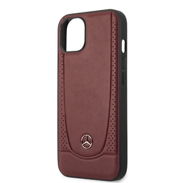 Mercedes iPhone 14 Leather Urban Bengale (MEHCP14SARMRE) hátlap, tok, piros