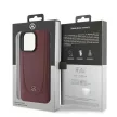 Mercedes MEHCP15MARMBK iPhone 15 Plus 6.7" hátlap, tok Leather Urban, fekete