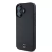 Mercedes Leather Urban MEHCP16MARMBK iPhone 16 Plus 6.7" eredeti bőr tok, fekete