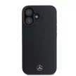 Mercedes Leather Urban MEHCP16MARMBK iPhone 16 Plus 6.7" eredeti bőr tok, fekete