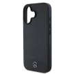 Mercedes Leather Urban MEHCP16MARMBK iPhone 16 Plus 6.7" eredeti bőr tok, fekete