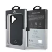 Mercedes Leather Urban MEHCP16MARMBK iPhone 16 Plus 6.7" eredeti bőr tok, fekete