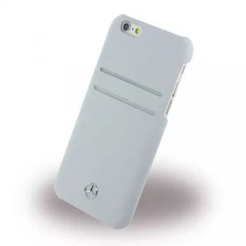  Mercedes-Benz iPhone 6/6S Pure Line Leather Hard (MEHCP6PLGR) hátlap, tok, szürke