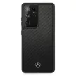 Mercedes MEHCS21LSILBK S21 Ultra G998 hátlap, tok Silicone Line, fekete