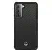 Mercedes MEHCS21MSILBK S21+ G996 hátlap, tok Silicone Line, fekete