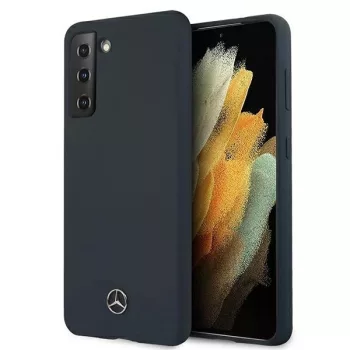  Mercedes MEHCS21SSILRE S21 G991 hátlap, tok Silicone Line, piros