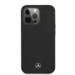 Mercedes MEHMP13XSILBK iPhone 13 Pro Max 6.7" hátlap, tok Silicone Magsafe, fekete