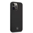 Mercedes MEHMP13XSILBK iPhone 13 Pro Max 6.7" hátlap, tok Silicone Magsafe, fekete