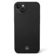 Mercedes MEHMP14XSILBK iPhone 14 Pro Max 6.7" hátlap, tok Silicone Line Magsafe, fekete