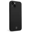 Mercedes MEHMP14XSILBK iPhone 14 Pro Max 6.7" hátlap, tok Silicone Line Magsafe, fekete