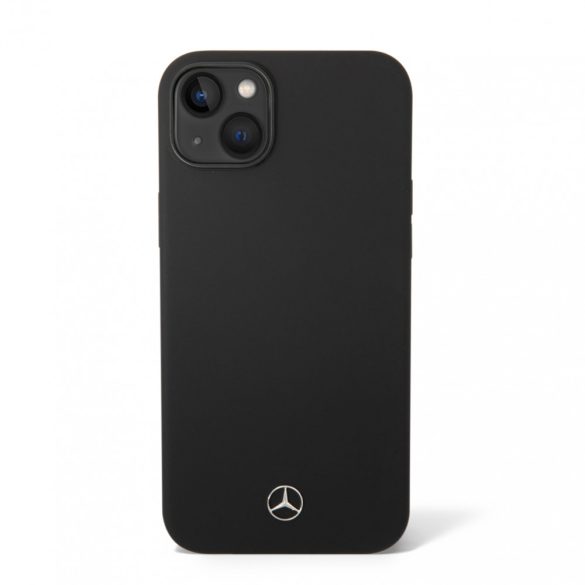Mercedes iPhone 14 Silicone Line Magsafe (MEHMP14SSILBK) hátlap, tok, fekete